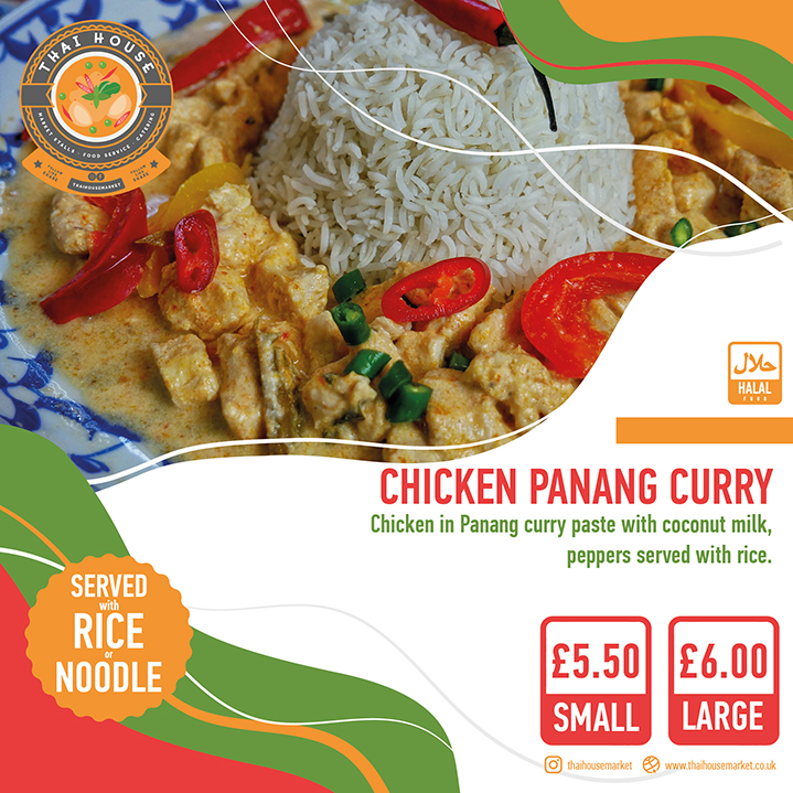 Thai House Street Food Waterloo London   Chickenpanangcurry 